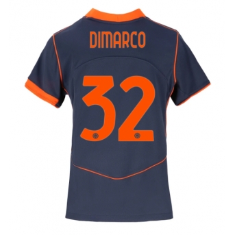 Billige Fotballdrakt Inter Milan Federico Dimarco #32 Replika Tredjedrakt Dame 2025-26 Kortermet